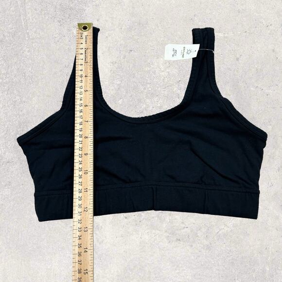 Aerie Recharge Least Support Sports Bar Women’s‎ Medium Black New With Tags - Picture 5 of 5